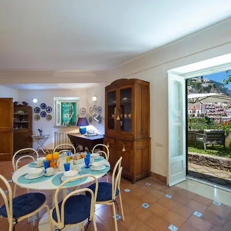 Deli, In Positano, Sea View, Ac Villa