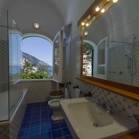 Villa Deli, In Positano, Sea View, Ac