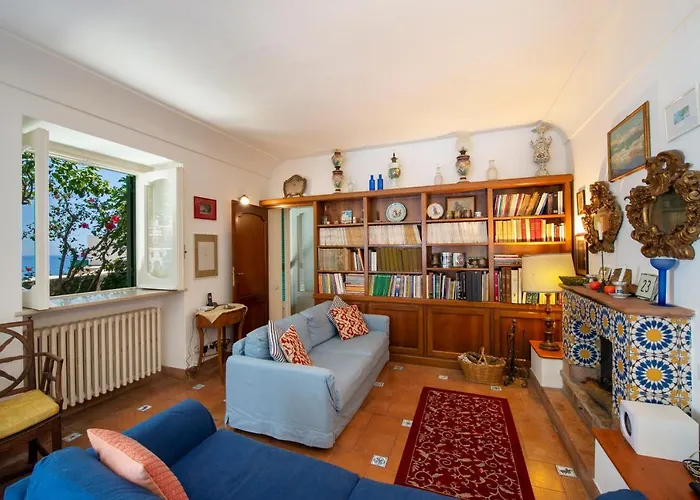 Deli, In Positano, Sea View, Ac Вілла